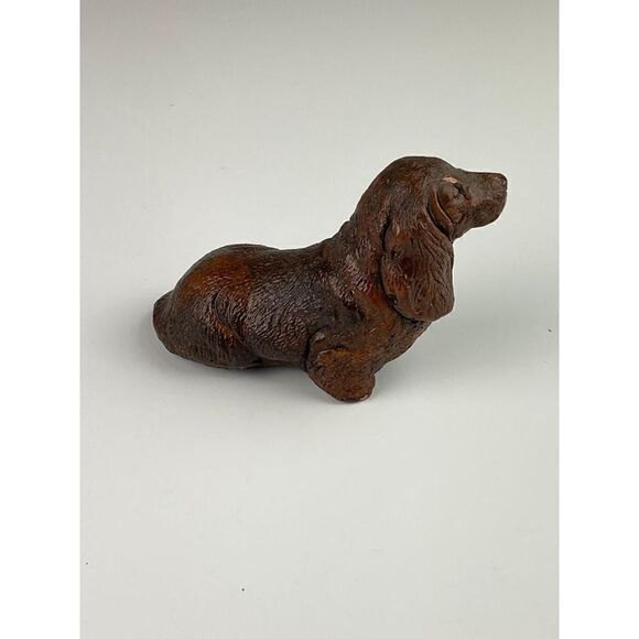 Vintage Cocker Spaniel Droopy Earred Dog Figurine BU0604 - Picture 8 of 9